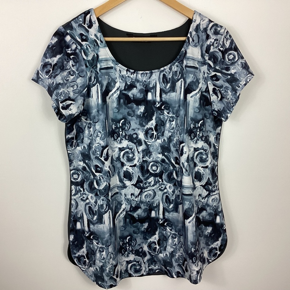 Tango Mango Watercolor Blouse Size Medium